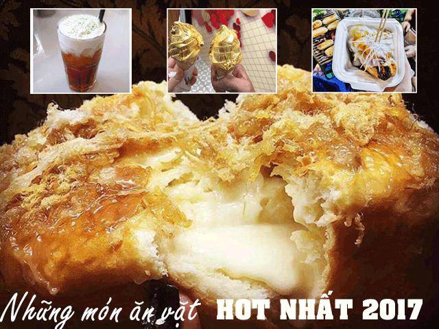 Điểm danh những món ăn vặt mới toanh đã tạo nên trào lưu ẩm thực năm 2017