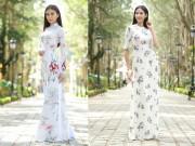 Thời trang - Bốc lửa và nóng bỏng, nhưng thí sinh Hoa hậu Hoàn vũ vẫn ngọt ngào với tà áo dài