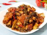 Bếp Eva - Sườn kho dưa chua đậm đà, trôi cơm vô cùng