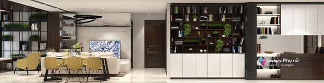 thiet ke can ho chung cu hon 100m² rong rai nhung van co diem nhan an tuong, hien dai - 3