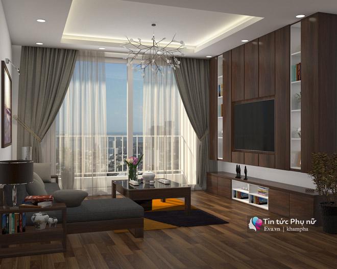 thiet ke can ho chung cu hon 100m² rong rai nhung van co diem nhan an tuong, hien dai - 14