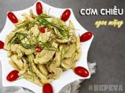 Bếp Eva - Cơm chiều hấp dẫn với mực tươi xào, nem thính giòn ngon