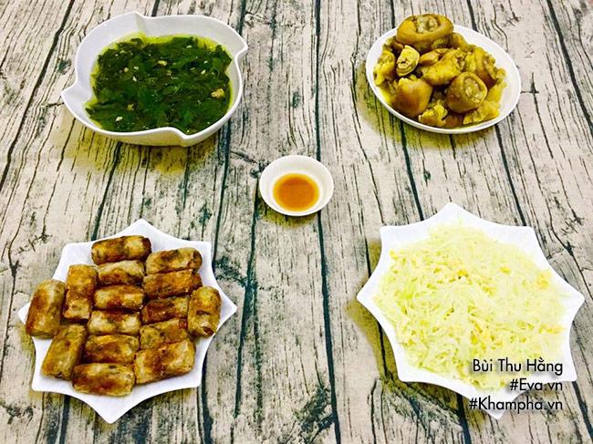 Nem rán, chân giò giả cầy sưởi ấm bữa cơm ngày lạnh - 1