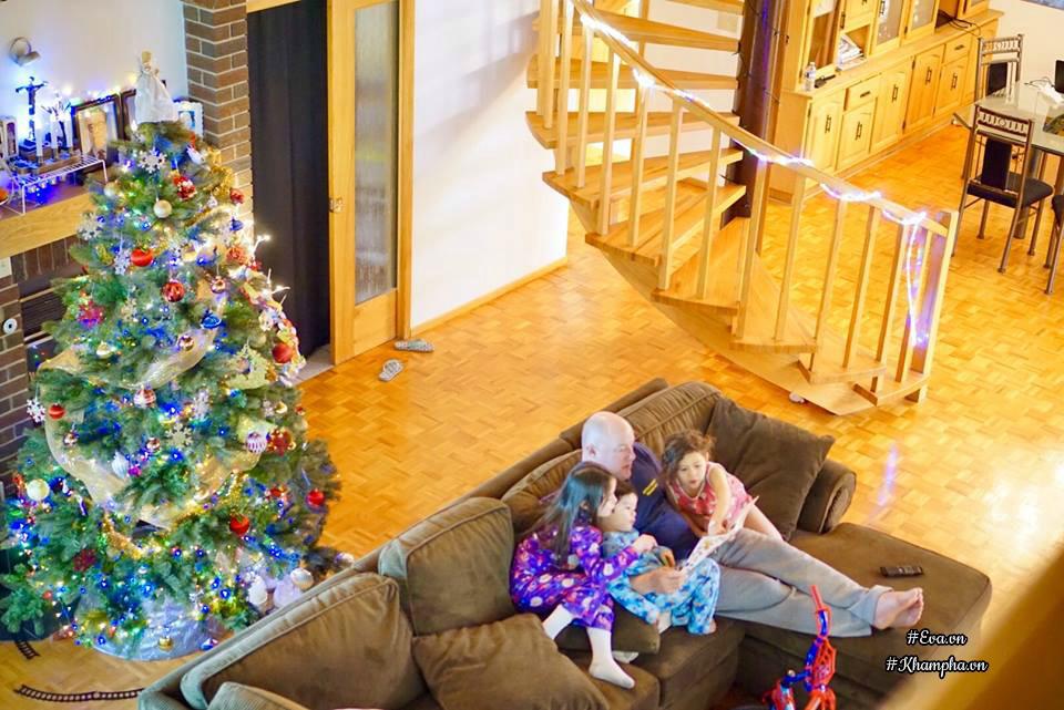 khong gian nha ruc ro lung linh sac mau don nam moi cua me viet o troi tay - 14