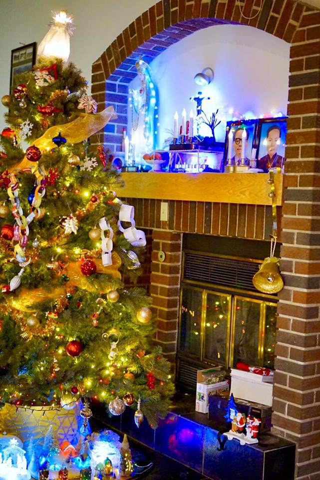 khong gian nha ruc ro lung linh sac mau don nam moi cua me viet o troi tay - 15