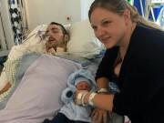 Tin tức - Kỳ diệu bố chấn thương sọ não chợt tỉnh lại sau khi gặp đứa con sơ sinh