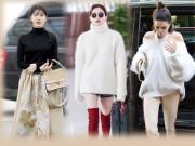 Thời trang - Chỉ đơn giản với áo len, Sao vẫn được khen đẹp như diện hàng hiệu nhờ 3 bí quyết này