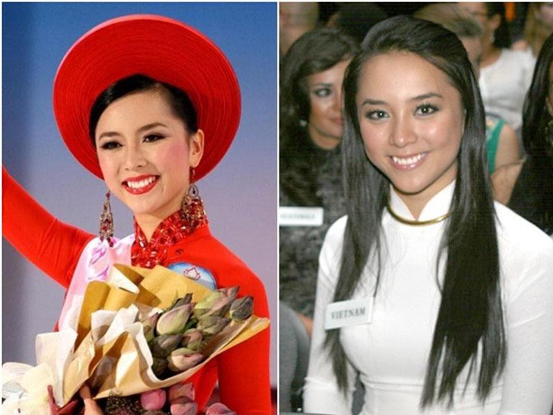 Nàng Á hậu 2 được xem là "đẹp nhất lịch sử" - Dương Trương Thiên Lý. Đây là nhan sắc đáng gờm ở Hoa hậu Việt Nam 2008 lúc bấy giờ.
