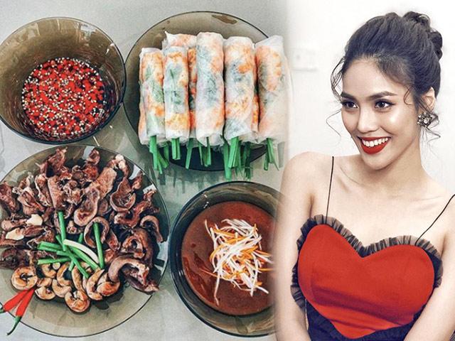 Chi tiết nhỏ tiết lộ khẩu vị lạ trong mâm cơm của Lan Khuê khiến nhiều người giật mình