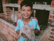 Làm mẹ - Ở Quảng Nam có cậu bé 12 tuổi ngày ngày chăm lợn nuôi hạnh phúc được tới trường