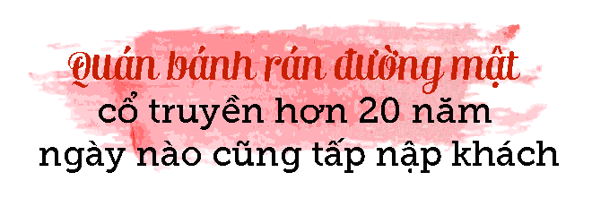 Quán bánh rán mật 20 năm khiến vợ chồng ca sĩ Đăng Khôi phải ghé qua mỗi khi ra HN - 2