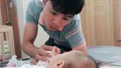 Ở ngoài là soái ca, về nhà Văn Anh vẫn rửa bát, giả tiếng vịt kêu để con gái cười
