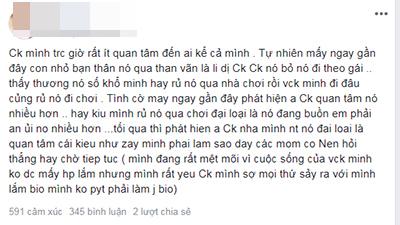 vo hoang mang khi co ban than moi ly di, chong lien to thai do quan tam bat ngo - 1