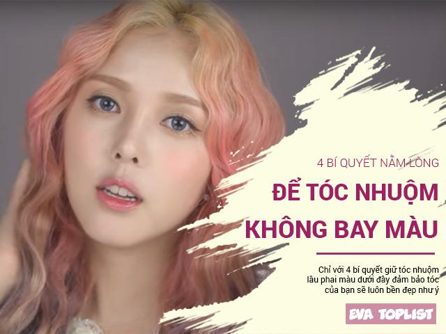 4 cách giữ tóc nhuộm chuẩn màu, không phai không xỉn