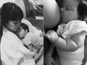 Bà bầu - Siêu mẫu Hà Anh lần đầu kể chuyện cho con bú tới phỏng rát, nứt cả đầu ngực