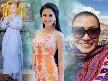 Trước khi Nguyễn Thị Hà xuống tóc, đã có hoa hậu, người đẹp tìm đến cửa Phật
