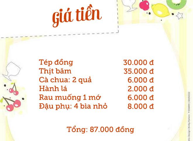 Bữa cơm chiều chưa đến 90 nghìn đồng nhưng đủ chất ai thấy cũng thèm - 8