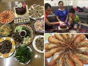 Bếp Eva - Dâu miền Trung lấy chồng xứ Bắc, 2 tiếng một mình làm tiệc 8 món mừng sinh nhật mẹ chồng