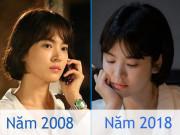 Làm đẹp - 10 năm 1 kiểu tóc, Song Hye Kyo khiến khán giả bấn loạn không biết đâu là ảnh trước–sau