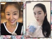 Làm đẹp - U40 mặt mộc: Lâm Tâm Như, Triệu Vy như bà lão chẳng bù cho Lý Nhã Kỳ, Mỹ Tâm