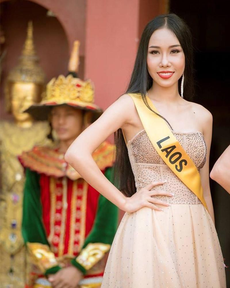 Những đường nét khá mờ nhạt chẳng thể giúp người đẹp Laos gây ấn tượng ở Miss Grand International năm nay.
