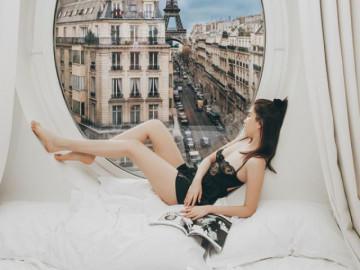 Bị đàm tiếu: "chụp cả trăm bức mà xe cộ Paris vẫn đứng yên", Ngọc Trinh tung clip hậu trường