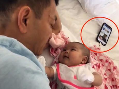 Khoe clip con gái hóng chuyện với bố, Thanh Thảo bị bắt lỗi làm điều nguy hiểm cho con