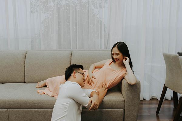 Hoa khôi sinh viên sáng vác bụng bầu lên giảng đường học, tối “lên đồ” thì đẹp mong manh - 11