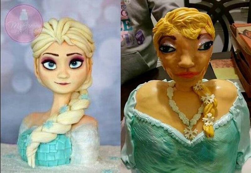 Elsa phát khóc khi thấy phiên bản của mình
