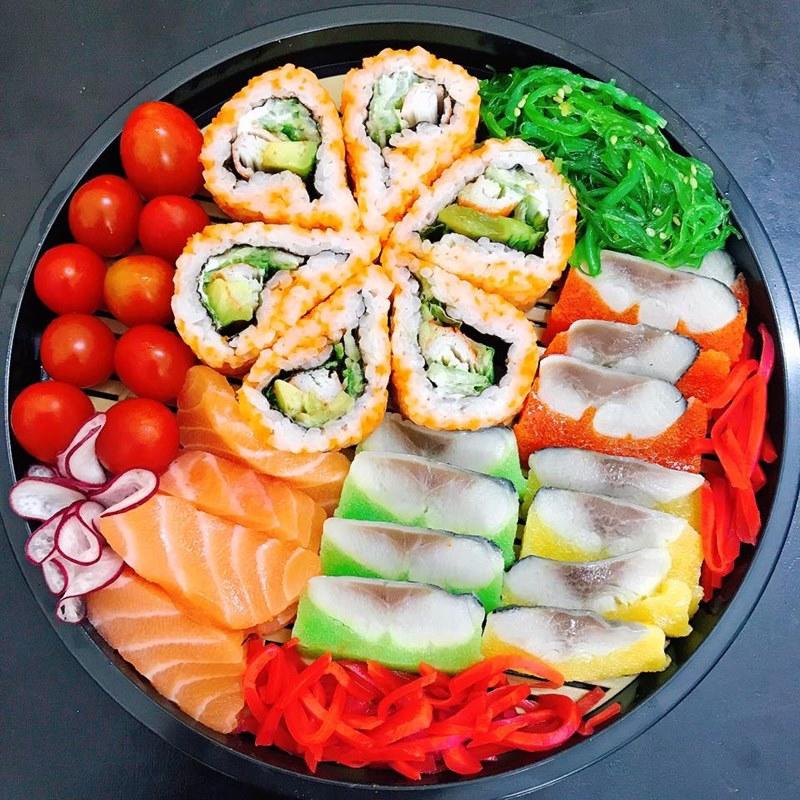 Sushi cũng hấp dẫn hơn nếu biết cách bày biện hợp lý
