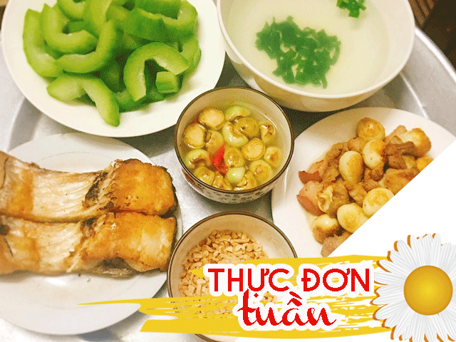 Nhớ ngay thực đơn cả tuần dưới 100 nghìn để chị em đỡ đau đầu nghĩ hôm nay nấu gì