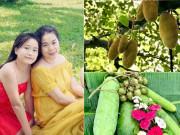 Nhà đẹp - Vườn nhà đầy hoa, cây trái sai trĩu trịt phải thuê người làm không xuể của ca sĩ Mỹ Lệ
