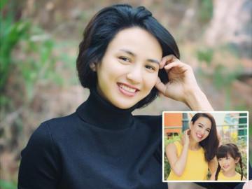 Hoa hậu Ngọc Diễm trẻ như gái 20 sau khi cắt phăng mái tóc, con gái phản ứng bất ngờ