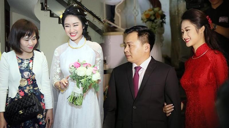 Tương tự, Hoa hậu Bản sắc Việt Toàn cầu 2016 Trần Thu Ngân khiến công chúng bất ngờ khi vừa mới đăng quang và vẫn đang trong nhiệm kỳ của đương kim hoa hậu đã quyết định kết hôn ở tuổi 21. Chồng cô là doanh nhân Doãn Văn Phương - một đại gia hơn cô tới 19 tuổi.
