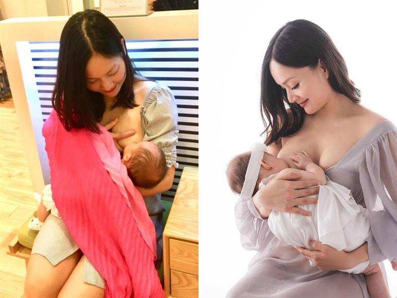 Những ngày đầu sau sinh, Lan Phương từng khóc nức nở vì vắt rát ngực vẫn không có sữa cho con. Tuy nhiên, nhờ kiên trì kích hút, đến nay nữ diễn viên đã thoải mái sữa cho con bú mọi lúc mọi nơi. 
