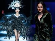 Thời trang - Hương Giang catwalk trên giày siêu cao, BB Trần hoá nữ thần "3 đầu 6 tay" trên sàn diễn