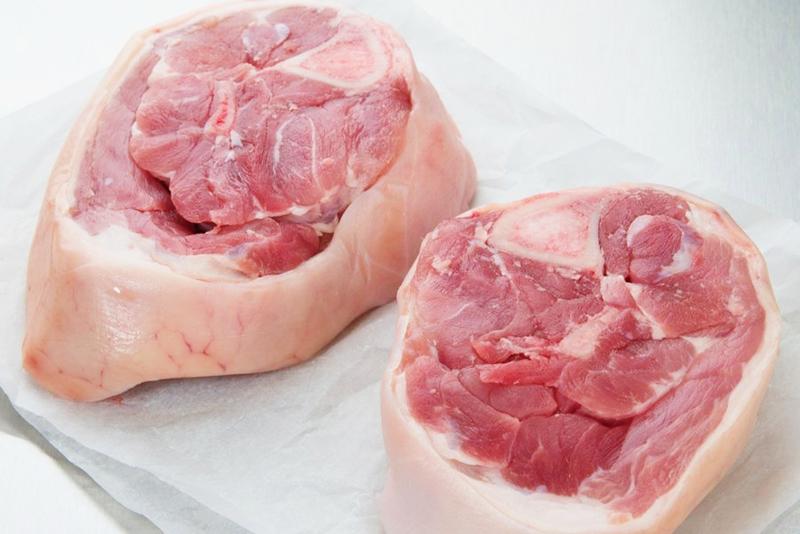4. Thịt bắp chân sau: Phần thịt này là thịt đùi hoặc thịt bắp, giáp với thịt mông sấn vùng sát chân giò.

