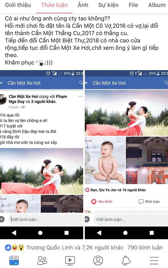 anh chang hai duong doi ten facebook "cau mot co vo" co vo, "cau mot thang cu" co thang cu - 1