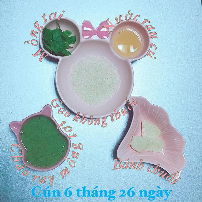 Diễn viên Tú Vi khoe thực đơn ăn dặm của con gái, ai cũng quan tâm đến một chi tiết - 3