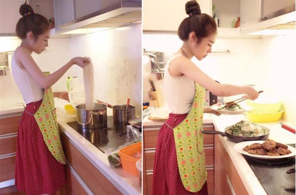 khoe clip con gai, elly tran vo tinh lam lo "goc khuat" trong nha duoc chi em dong cam - 8