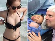 Bà bầu - 9x xinh đẹp Sài Gòn có bầu, chồng Tây hò hét sung sướng, chi 70 triệu đồng đi đẻ