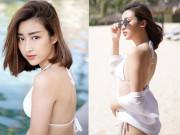 Thời trang - Ngoan hiền là thế, nhưng mỗi lần Đỗ Mỹ Linh tung ảnh bikini, các fan chỉ có đổ rầm rầm!
