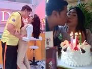 Làm vợ - “Gái già” chuyển giới Thái Lan gây sốc khi uốn éo hôn tình trẻ trong sinh nhật tuổi 57