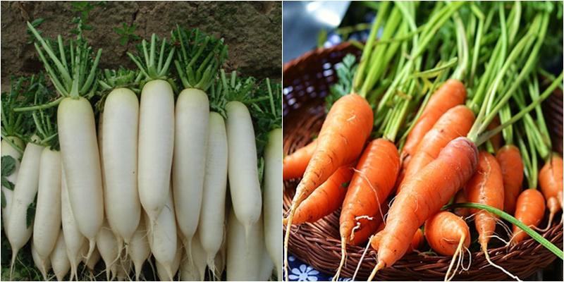 Cà rốt nấu củ cải trắng vô tình làm vô hiệu hóa tác dụng của vitamin C trong củ cải trắng, đồng thời phá hủy các thành phần dinh dưỡng trong thức ăn.
