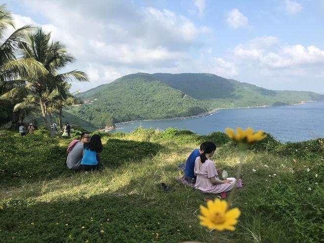 du khach me man “hoa vang tren co xanh” tren dinh son tra - da nang - 8