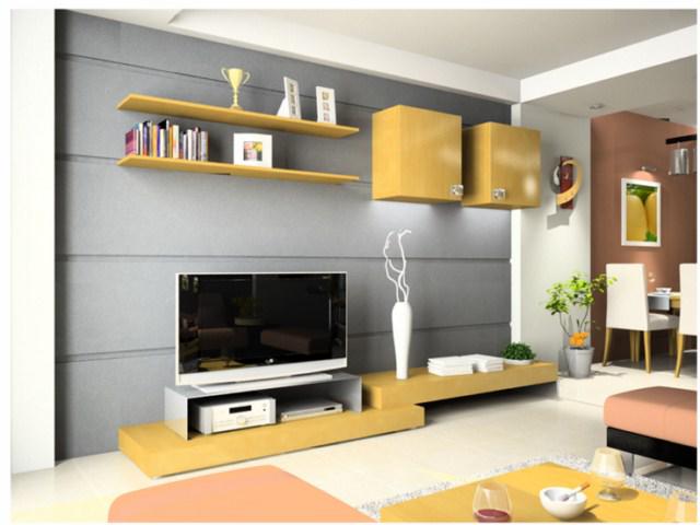 10 mẫu kệ gỗ trang trí phòng khách đẹp mê ly, đón đầu xu hướng thiết kế 2019