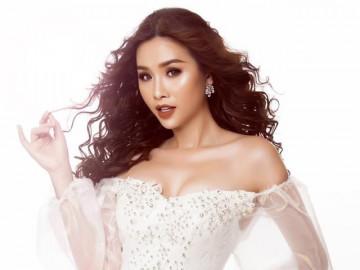 Á Hậu Thanh Trang khoe dáng kiều diễm như công chúa với váy dạ hội