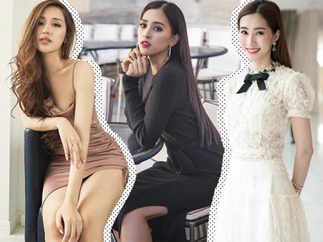 Không như Thu Thảo hay Mai Phương Thúy, Tiểu Vy trang điểm cứ càng đậm càng "lên đời"