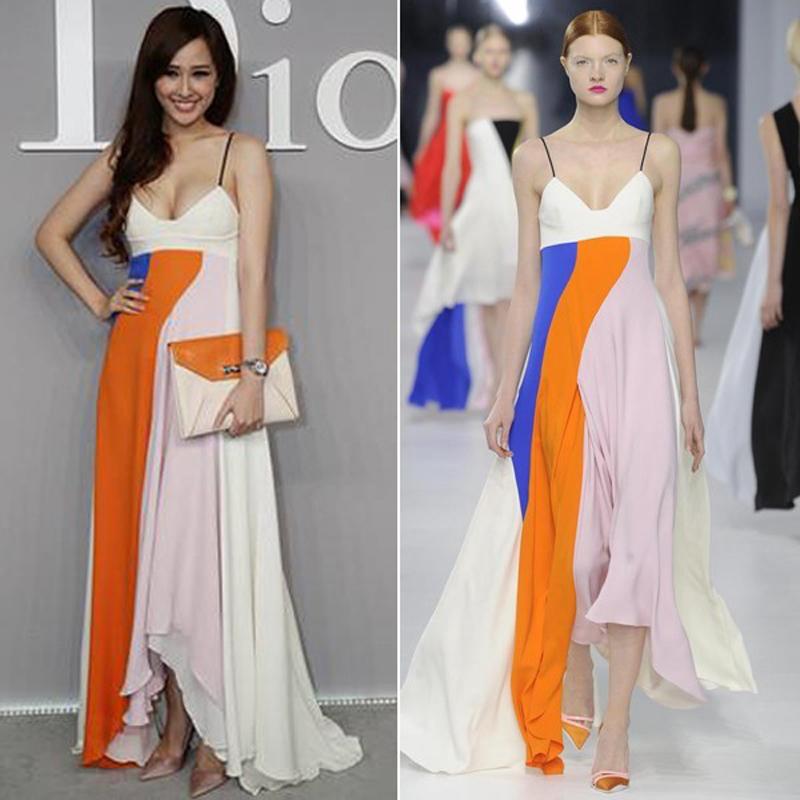 Trong show diễn Haute couture collection Spring/Summer 2014 ở Hong Kong, Mai Phương Thúy cũng diện đầm Dior tha thướt có lối cắt xẻ và phối màu lạ mắt. Thế nhưng nó đã khiến cô xuất hiện trong BXH thảm họa thời trang vì không hợp với dáng. 
