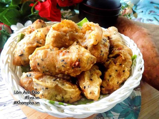 cach lam banh khoai lang nong hoi, thom ngon, chang ton tien di mua - 7